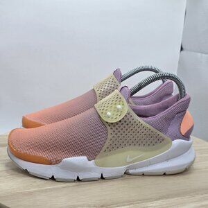 Women Size 7 - Nike Sock Dart BR Sunset Glow/White-Orchid Shoes 896446-800